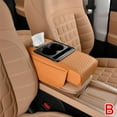 thumbnail image 4 of Car Auto Armrest Box Cushion Pad Center Console Storage Box Rear Seat Cup H, 4 of 8