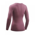 thumbnail image 2 of 6 color Women's Compression Shirts Long Sleeve Yoga Athletic Running T Shirt,Stretch quick-drying Moisture Wicking M-3XL, 2 of 8
