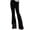 #0479-Black, variant on Womens Mid Rise Flare Jeans Slim Fit with Pockets Stretchy Denim Pants Trousers Bottoms for Daily Party