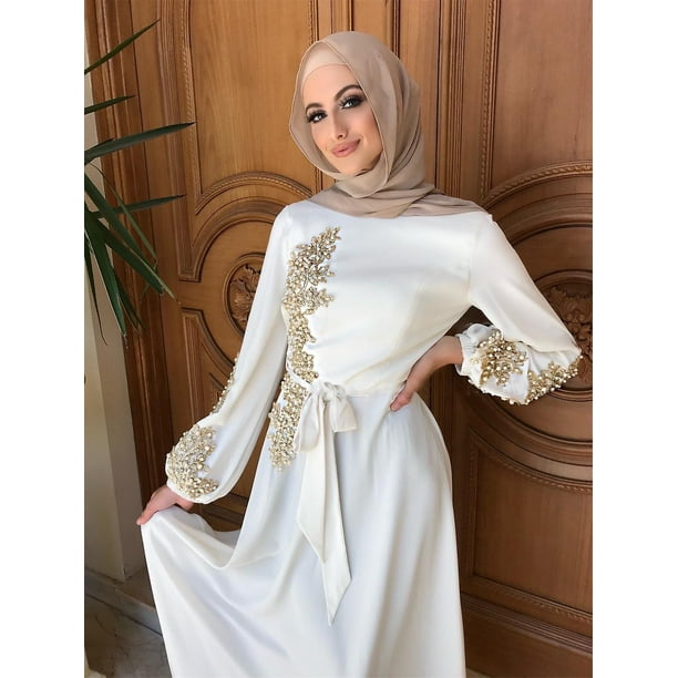XLMuslim Fashion Dress For Women Abaya Dubai Turkey Kaftan Islamic