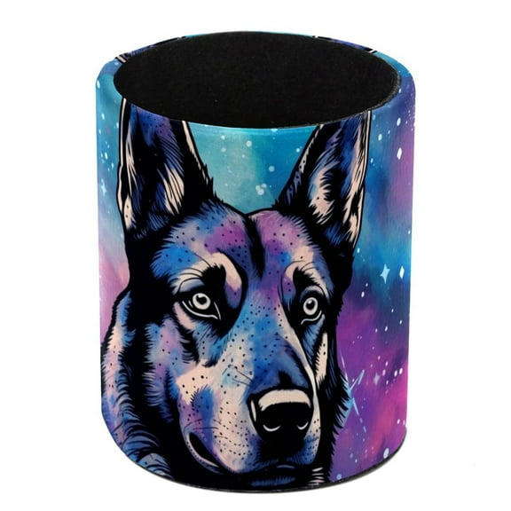 Pen Holder Cup Pencil Cup Holder for Office Shepherd Dog Desk Organizer