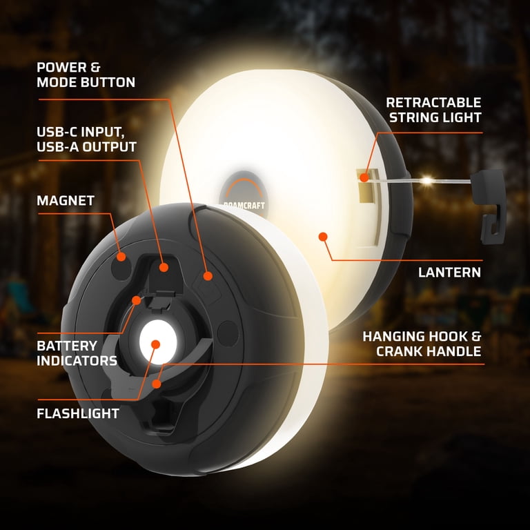 Roamcraft Portable LED Camping String Light with Power Bank photo 3