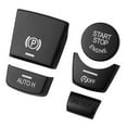 thumbnail image 4 of MYG Car Handbrake AUTO H Start Stop Engine Button Knob Cover Sticker For BMW 5 6 7, 4 of 5