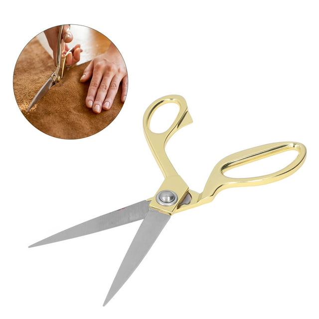 Sewing Scissors, Stainless Steel Multipurpose Ergonomic Design Fabric Scissors For Kitchen For Cutting Fabrics For Craft 10.5inch,9.5inch