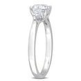 thumbnail image 3 of Everly Women's Created Moissanite Sterling Silver Engagement Ring, 3 of 8