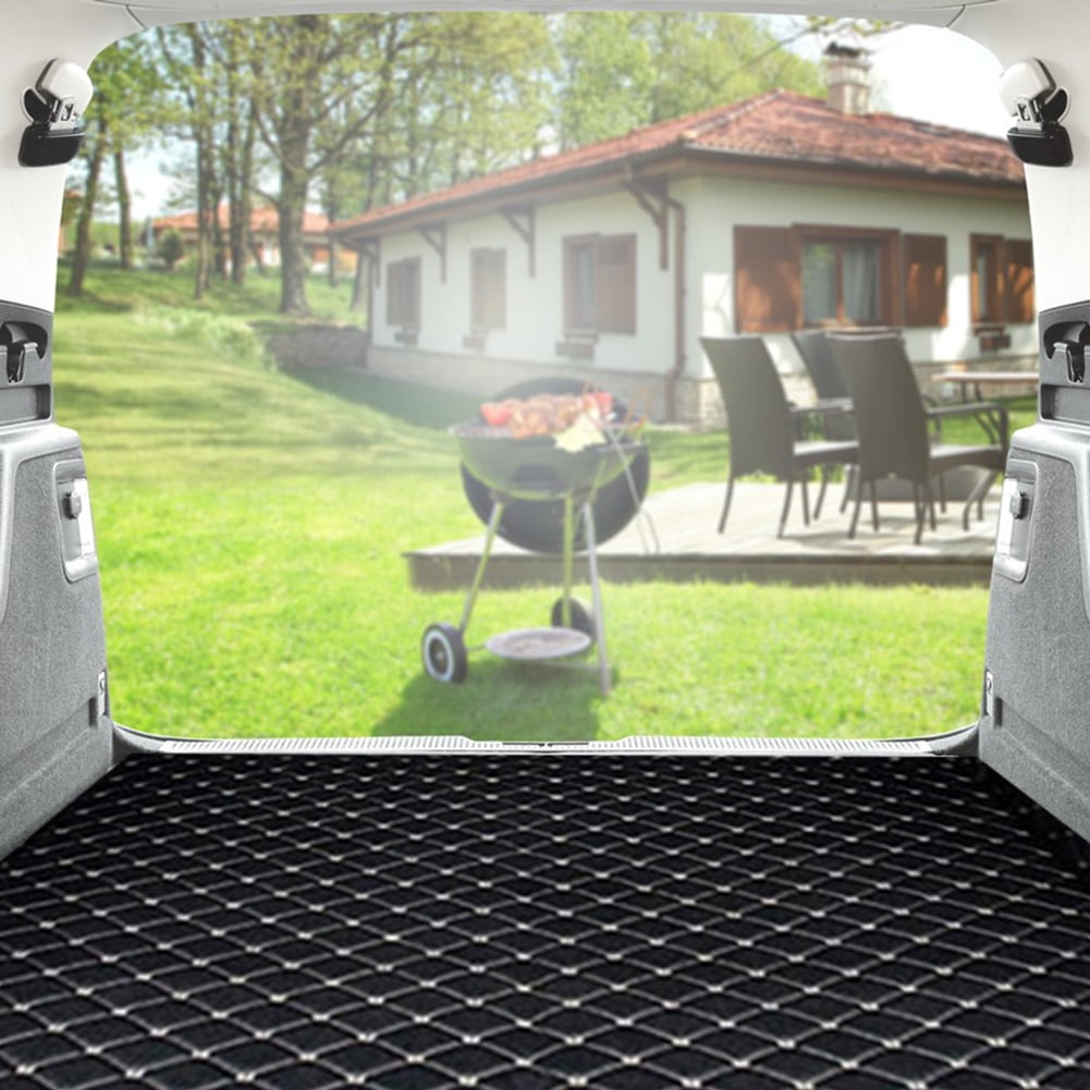 Quilted PVC Leather Fabric with Sponge Backing – Soft Upholstery for Car, Motorbike, Boat, Furniture 155cm x 100cm