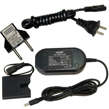 Digital Camera Power Supply - HQRP AC Adapter for Pentax K-AC117 fits Optio RX18 RZ18 WG-1 WG-2 WG-3 WG-10 WG-20 Digital Camera Power Supply Cord D-LI92 + Euro Plug Adapter