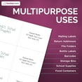 thumbnail image 4 of duomi-Laser/Ink Jet White Labels (4" x 3-1/3" - 6 Per Page | 150 Labels), 4 of 4