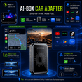 thumbnail image 3 of LAMTTO Wireless CarPlay Adapter Car AI Console, Gemini AI & Google Play, Video Apps, Car Play & Android Auto Plug & Play for Wired CarPlay Cars 2016+, 3 of 11