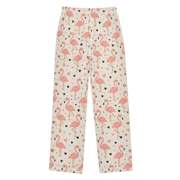 Flamingo Pajama Pants Soft and Lightweight Elastic Waistband Pajama Pants
