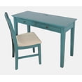 thumbnail image 3 of Jofran Craftsman Modern Farmhouse Two Drawer USB Charging Desk and Upholstered Chair Set, 3 of 8