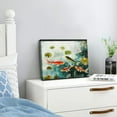 thumbnail image 3 of ARISTURING Nine Koi Fish Canvas Wall Art Feng Shui Lucky Carp Lotus Flower Leaves Pond Picture Traditional Chinese Paintings Print Asian Artwork Poster Home Decor for Living Room 20x16inch, 3 of 6