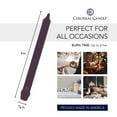 thumbnail image 3 of Colonial Candle Unscented 8 In Taper Candle, 12 Pieces, Orchid, 3 of 6