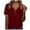 Wine womens blouses and tops dressy, variant on Summer Saving Wycnly Womens Blouses and Tops Dressy Casual Solid Button up Lightweight Cold Shouolder Tshirts Summer Plain V-Neck Short Sleeve Cute Tees Tops Navy l