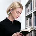thumbnail image 4 of Open-Ear Bluetooth Headphones with 8MP Camera 1080P Recording Translation Sports Wireless Earbuds for Fitness Travel(White), 4 of 5