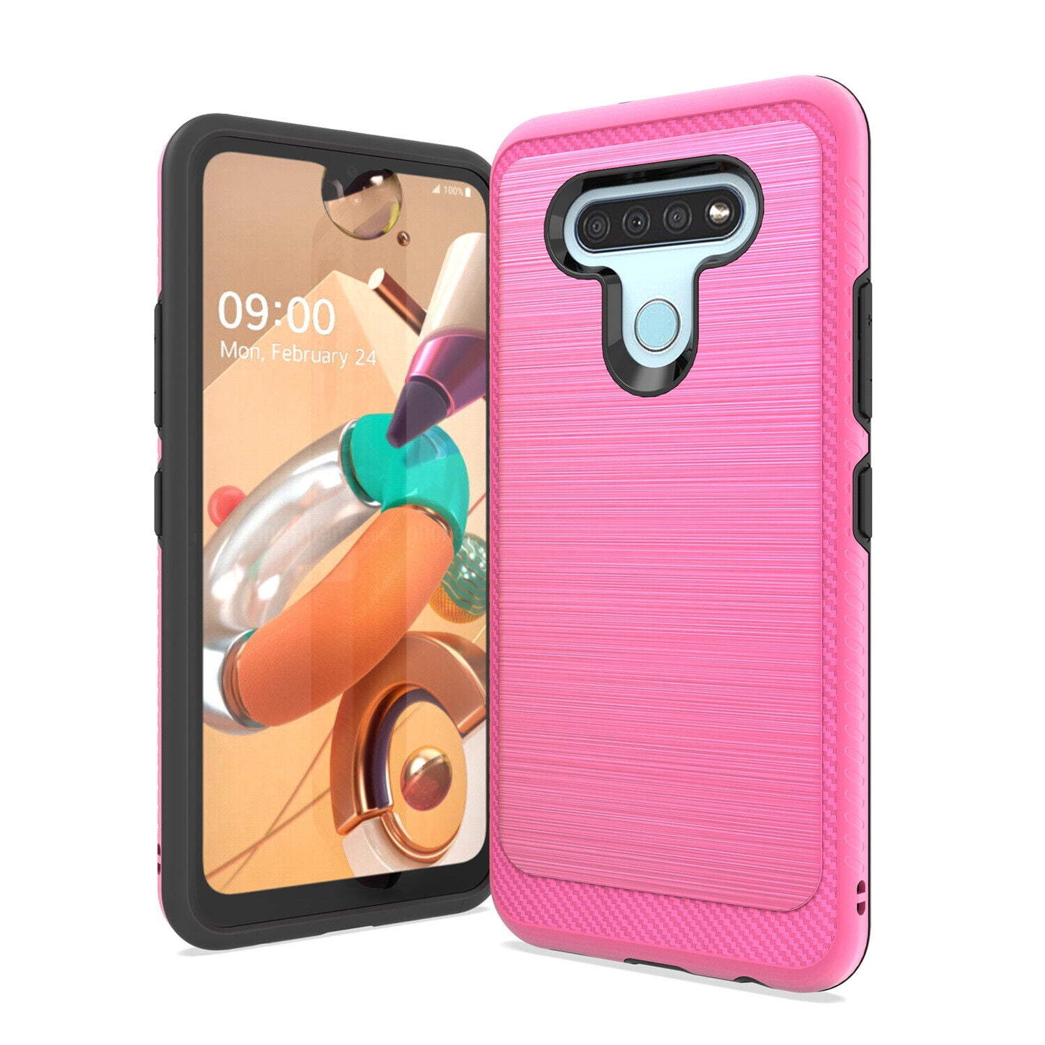 K51 Q51 Lg Phone Case Lg K51 Not Ringing For LG K51 Reflect Case Glitter Bling TPU Rubber Slim Clear Hard Phone  Cover