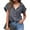 Gray, variant on Women's T-Shirt Mini Vacation Fit Women's Activewear Perfect for Summer Tunics Oversized Tops Formal Occasion Woman Clothing Roupas Feminina Black M