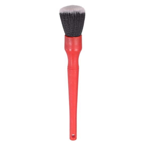 Uxcell Car Detailing Brush 9.25" Soft Bristle Auto Cleaning Brush Scratch Free Automotive Cleaner Duster for Exterior Interior Dashboard Wheels Air Vents, Red