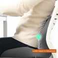 thumbnail image 3 of Work Chair Cushion And Back Support Car Seat Seat Cushion For Tailbone P Ain R Elief Seat Cushion For Off Ice Chair The Home Is B Acked By A Cushion And The Chair Is B Back Support for Trucks, 3 of 3