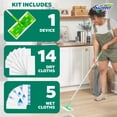 thumbnail image 5 of Swiffer Sweeper 2-in-1 Sweep and Mop Starter Kit,1 Mop + 19 Refills, 5 of 12