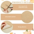 thumbnail image 4 of Parches de reparación de tela autoadhesivos de lino fino beige de 2,1 yardas y 15,75 pulgadas de ancho., 4 of 6