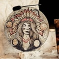 thumbnail image 5 of Shaman Drum Tree of Life Siberian Vegetarian Shaman Drum Sound Healing Tool Hand Decorative Music Lover Frame Drum Craft 10 Inch, 5 of 22