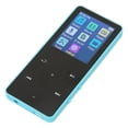 thumbnail image 3 of Reproductor MP3 MP4 de 1,8 pulgadas con pantalla táctil y Bluetooth 5.0, reproductor de música portátil ligero sin pérdidas de alta fidelidad para deportes, color azul, 3 of 12