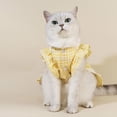 thumbnail image 3 of Ropa de títeres Lolita, vestido de encaje a cuadros para perros y gatos, ropa para mascotas, falda de osito de peluche, 3 of 6