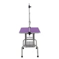 thumbnail image 3 of 36" Folding Dog Pet Grooming Table, Portable Dog Grooming Table with Arm Noose & Mesh Tray, Home Pet Bathing Station with Adjustable Height Arm, 3 of 7
