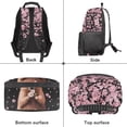 thumbnail image 6 of Pzuqiu Cherry Blossom Capybara Print 17 Inch Backpack for Kids Ages 6-18 Preschool Elementary Schoolbag with Adjustable Straps Large Capacity Bookbag for Back to School, 6 of 7