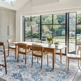 thumbnail image 3 of BERTHMEER 6'x9' Blue Vintage Oriental Area Rugs for Living Room Bedroom Dining Room Farmhouse Distressed Rugs Machine Washable non-slip, 3 of 9