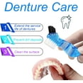 thumbnail image 3 of Keedolla 2 Pack Denture Bath Case Partial Denture Cup Retainer Cleaning Container, Denture Wash Container Retainer Bath Box Cup Case - Black and White, 3 of 8