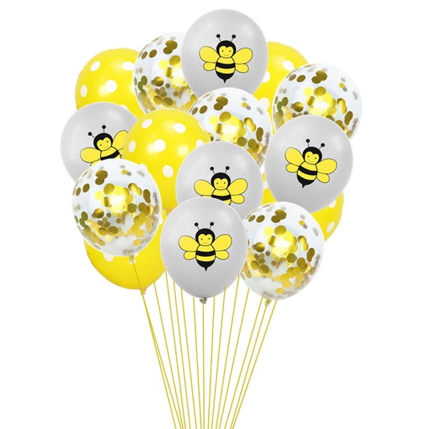 Naiovety Globos de abeja Lunares Dibujos animados Lentejuelas Suministros para fiestas Saludo Decoraciones para el hogar Kit de guirnaldas para Kits de decoración para fiestas tipo4 Naiovety HA060518-04B