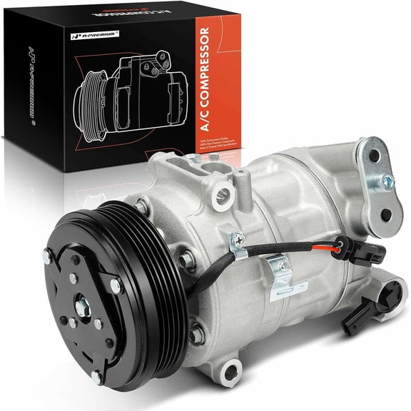 A-Premium Air Conditioner AC Compressor with Clutch Compatible with Chevrolet Cruze 2016 2017 2018 1.4L