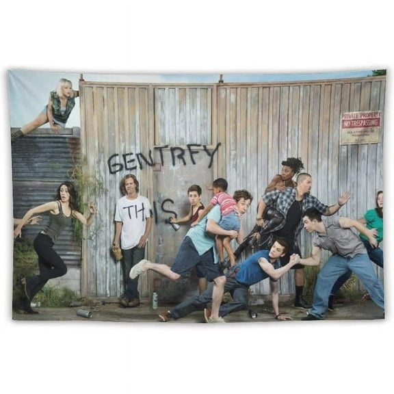 Shameless TV Series Poster Tapestry flag Cool Artworks Painting Wall Art Polyester Prints Hanging Picture Home Decor Tapestries Gift Idea