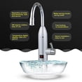 thumbnail image 4 of Grifo eléctrico, calentador de agua instantáneo de 3000 W y 220 V para cocina, grifo calefaccionado IPX4 con calentador de agua instantáneo incorporado, grifo con pantalla de temperatura, 3, 4 of 5
