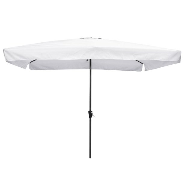 Yescom 6 Ribs Metal Patio Umbrella Black White Fuchsia Dark Brown Bright Green Dark Grey Wine Walmart Com Walmart Com
