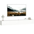 thumbnail image 1 of HOMCOM 71" Floating TV Stand for TVs up to 72 Inch, White, 1 of 10