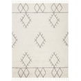 thumbnail image 2 of SAFAVIEH Casablanca Raeyln Geometric Wool Area Rug, Ivory/Grey, 9' x 12', 2 of 10