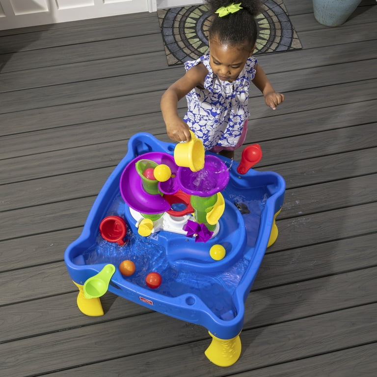 Step2 Rise and Fall Toddler Blue Water Ball Table Walmart