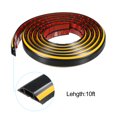 thumbnail image 3 of Uxcell Floor Cord Cover Cable Protector Electrical Cable Management for Home Office Black Yellow 10ft, 3 of 6