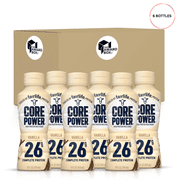 Core Vanilla Power Elite Failrlife High Protein Shakes Vanilla 14 Oz. 6 Bottles in The Award Box Packaging 26 Grams