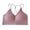 Pink, variant on KIHOUT Bras For Women Plus Size Women's Embroidered Glossy Comfortable Breathable Bra Underwear No Rims Set Discount