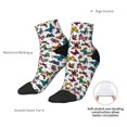 thumbnail image 6 of Fuzoiu Colorful Flying Butterflies Print Adult Socks, Crew Moisture-wicking Socks, Unisex Cushion Crew Socks,Casual Sports Ankle Socks, 6 of 7