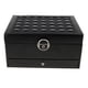thumbnail image 4 of Caja de caja de de exhibición de almacenamiento de joyería de anillo portátil de cuero para Negro Yuyangstore Caja de almacenamiento de joyas, 4 of 8