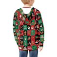 thumbnail image 4 of DISNIMO Christmas Snowman Hoodie Girls Plaid Zip Up Hoodie Kids Zipper Hoodies for Boys 6-7 Hoodie Sweatshirts for Little Girls Hooded Sweatshirt Zip Hooded Jacket Childrens Hooded Jackets Designs, 4 of 7