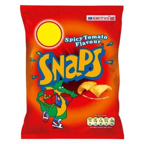 Smiths Spicy Tomato Flavoured Snaps x 30 bags