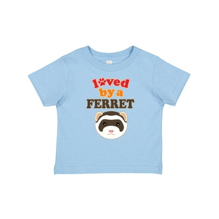 

Inktastic Loved by a Ferret Gift Baby Boy or Baby Girl T-Shirt