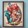 thumbnail image 3 of Pintura de diamante 5D DIY Wdftyju taladro redondo completo sirena decoración del hogar 40x50cm, 3 of 9