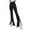 Black, variant on Bigersell Women Ribcage Straight Ankle Pants Full Length Pants Womens Fashion Summer Solid Casual Button Zipper Elastic Waist Long Flared Pants Skinny Pants for Ladies
